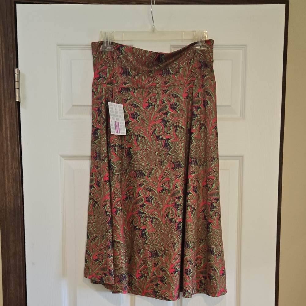 LuLaRoe Pink A-Line Knee-Length Skirt for Casual Wear